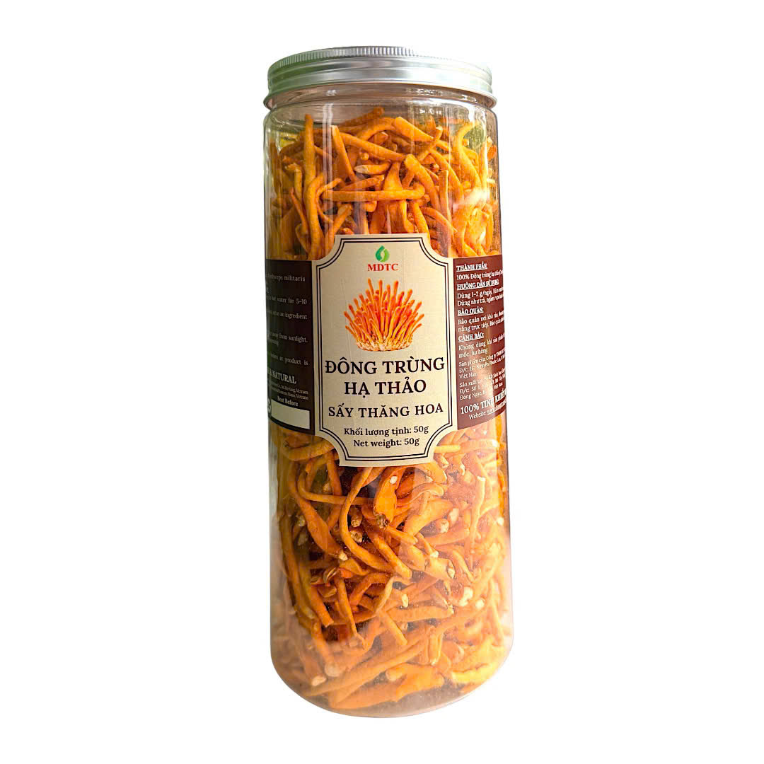 NẤM ĐÔNG TRÙNG HẠ THẢO KHÔ - HỘP 50g